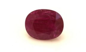 Loose Oval Ruby 16.03 Carats