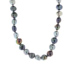 18 inch Freshwater Cultured 8.0 - 8.5mm Pearl Necklace With Sterling Silver Plated Clasp