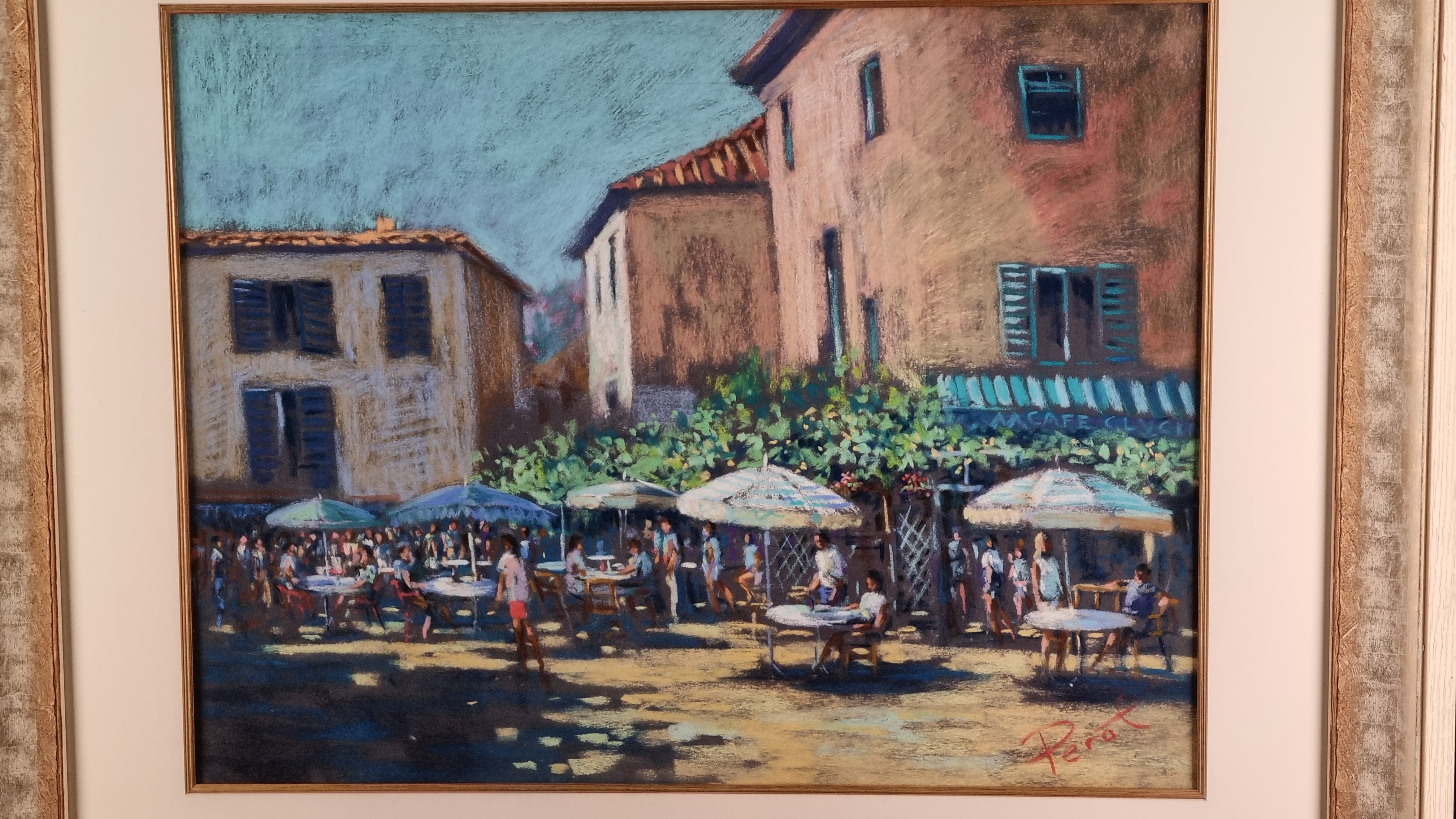 Original Framed Pastel Painting by Perot - Image 3 of 7