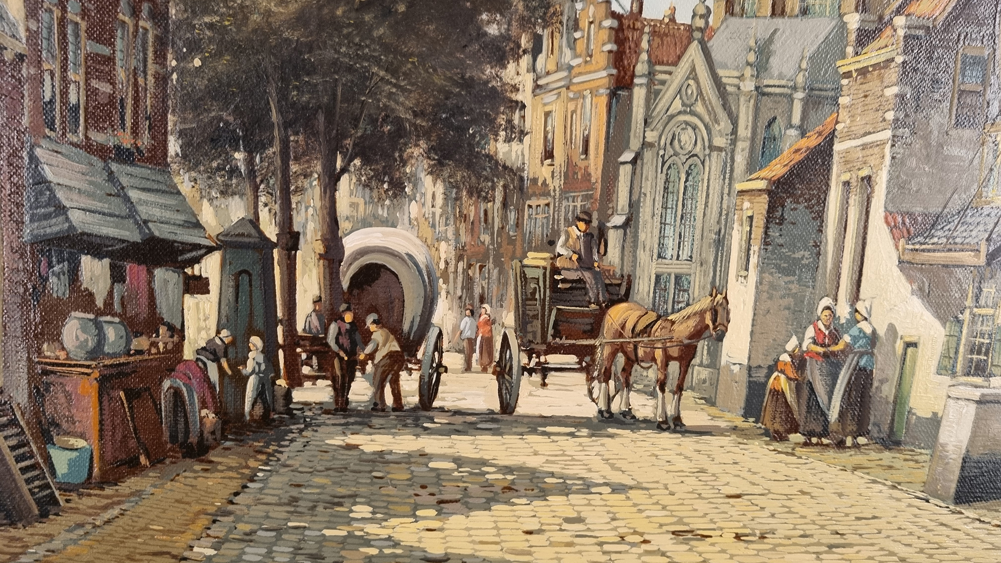 Fine Original Oil on Canvas by Dutch artist P.C. Steenhouwer (1896-1972) - Image 4 of 4