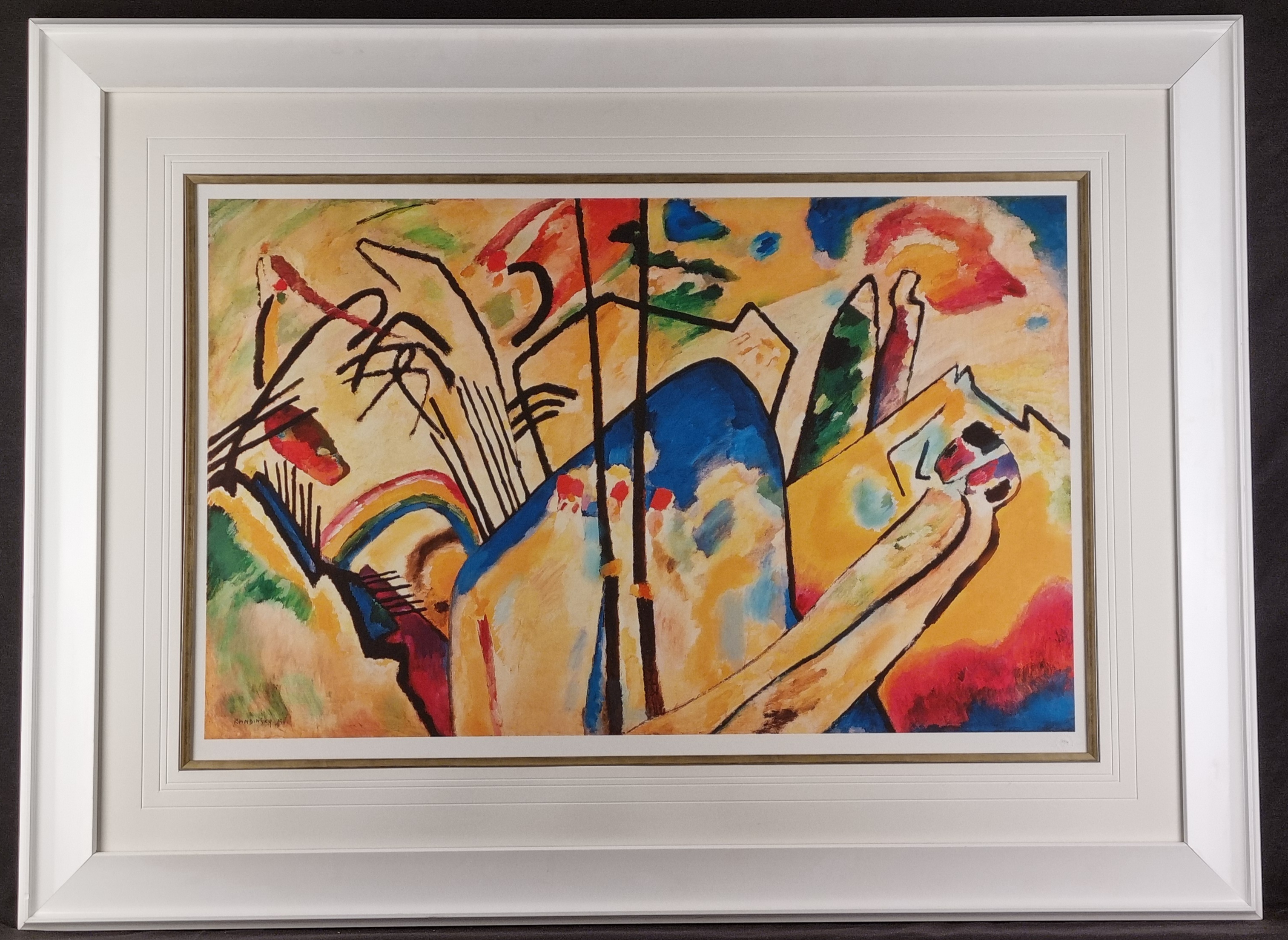 Wassily Kandinsky Rare Limited Edition "Composition No.4, 1911".