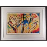 Wassily Kandinsky Rare Limited Edition "Composition No.4, 1911".