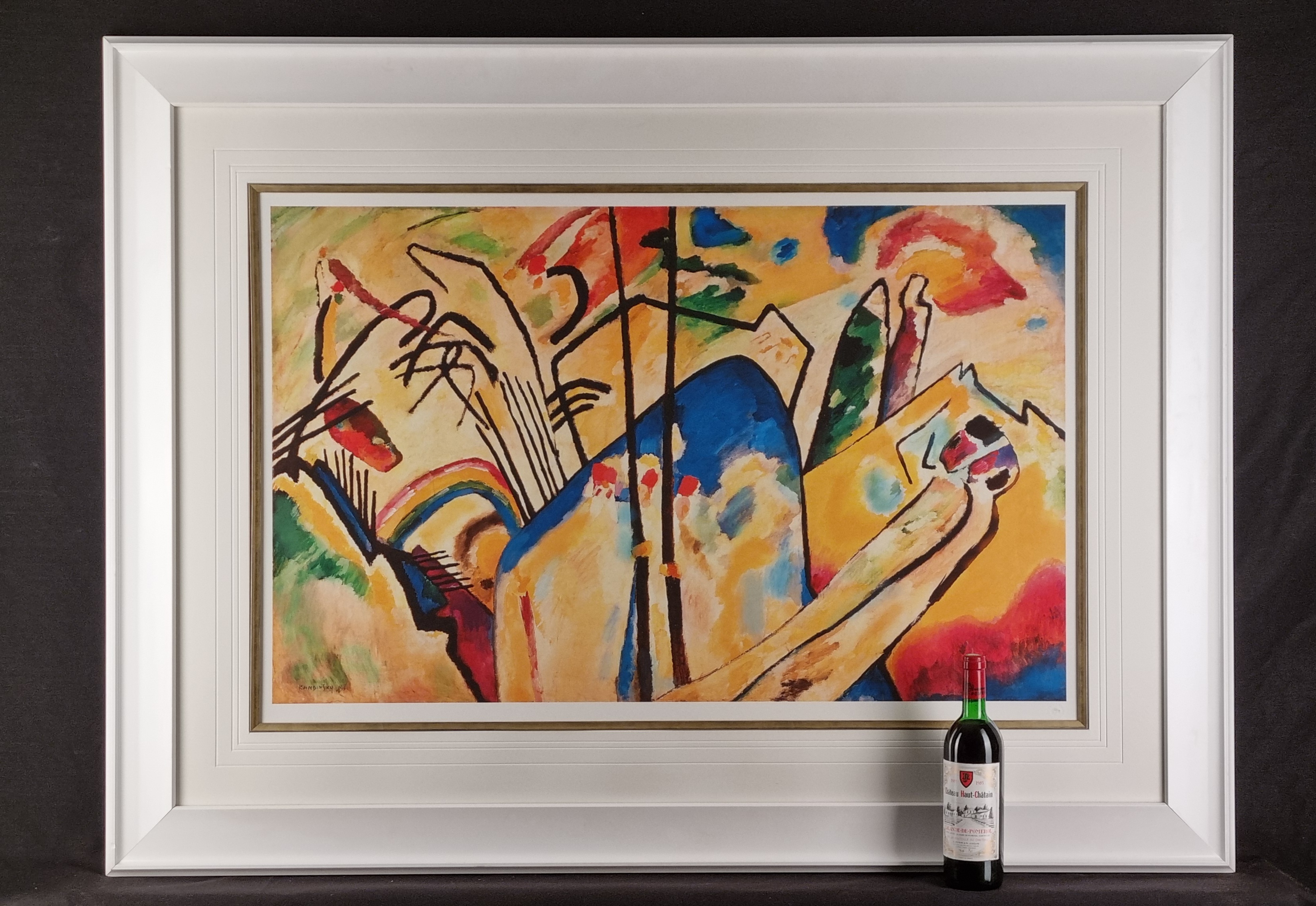Wassily Kandinsky Rare Limited Edition "Composition No.4, 1911". - Image 3 of 11