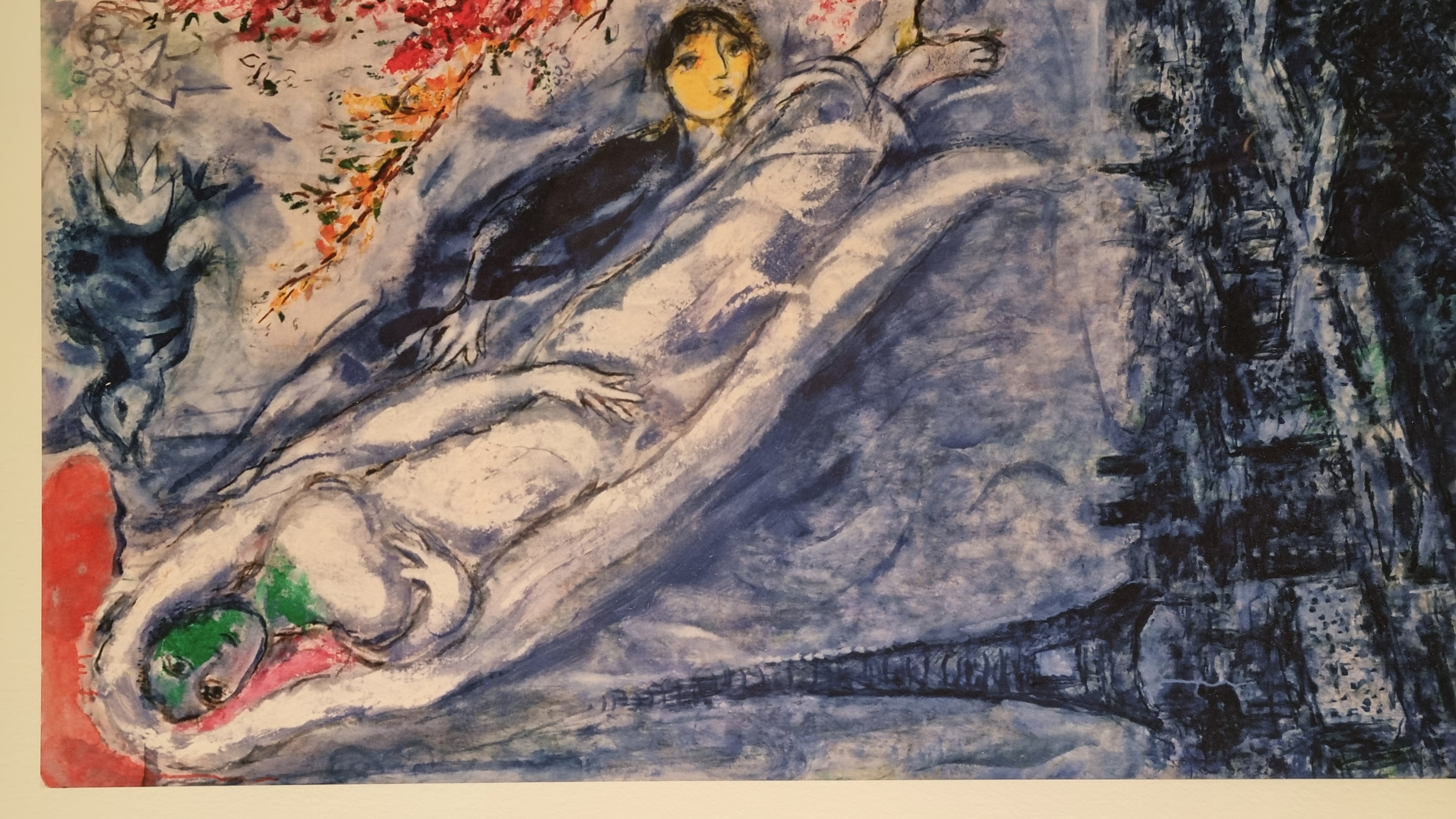 Marc Chagall Limited Edition ""Flowers Over Paris ""One of only 50 - Image 6 of 10