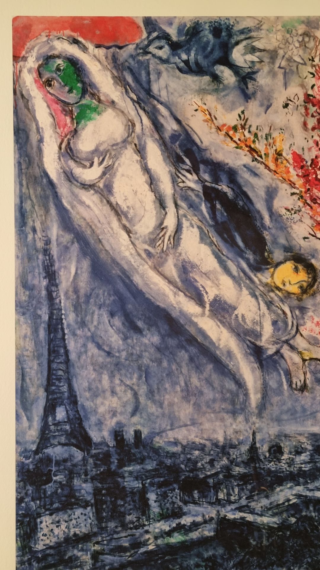 Marc Chagall Limited Edition ""Flowers Over Paris ""One of only 50 - Image 6 of 10