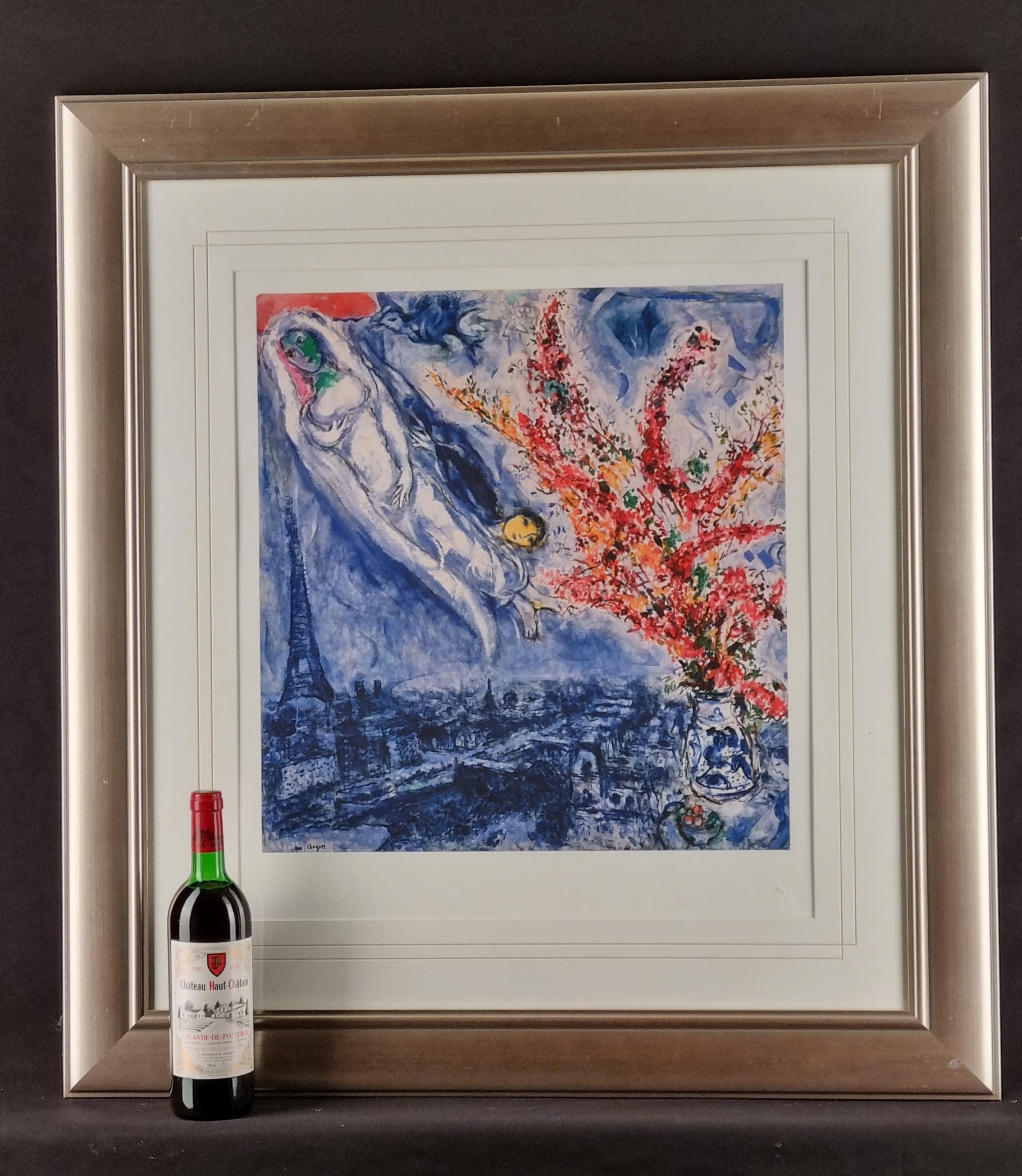 Marc Chagall Limited Edition ""Flowers Over Paris ""One of only 50 - Image 2 of 10