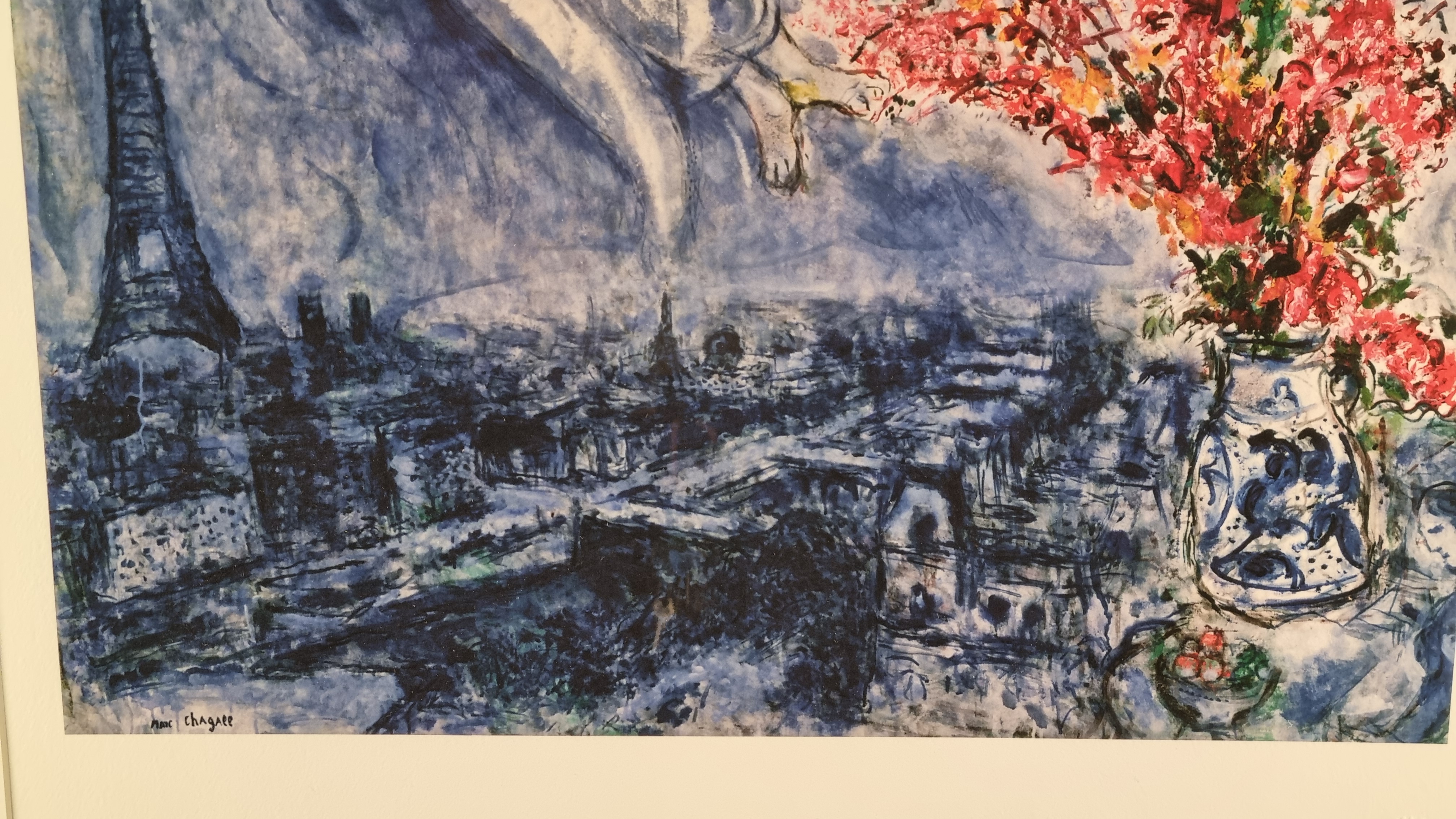 Marc Chagall Limited Edition ""Flowers Over Paris ""One of only 50 - Image 9 of 10