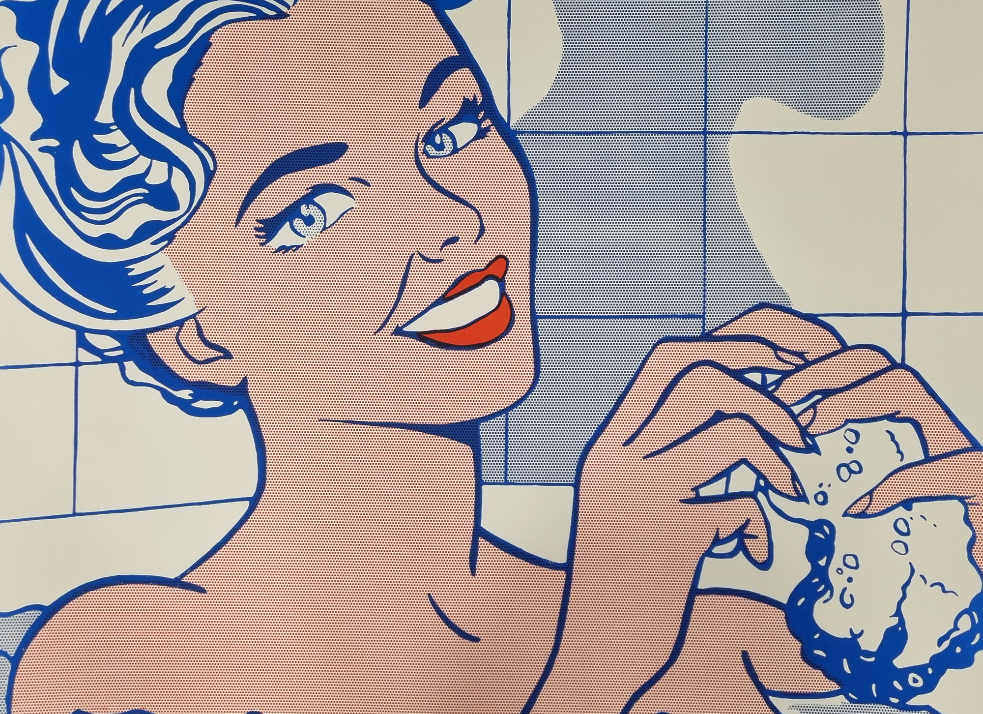 Roy Lichtenstein (1923-1997) Woman in bath Silkscreen in colour - Image 5 of 5