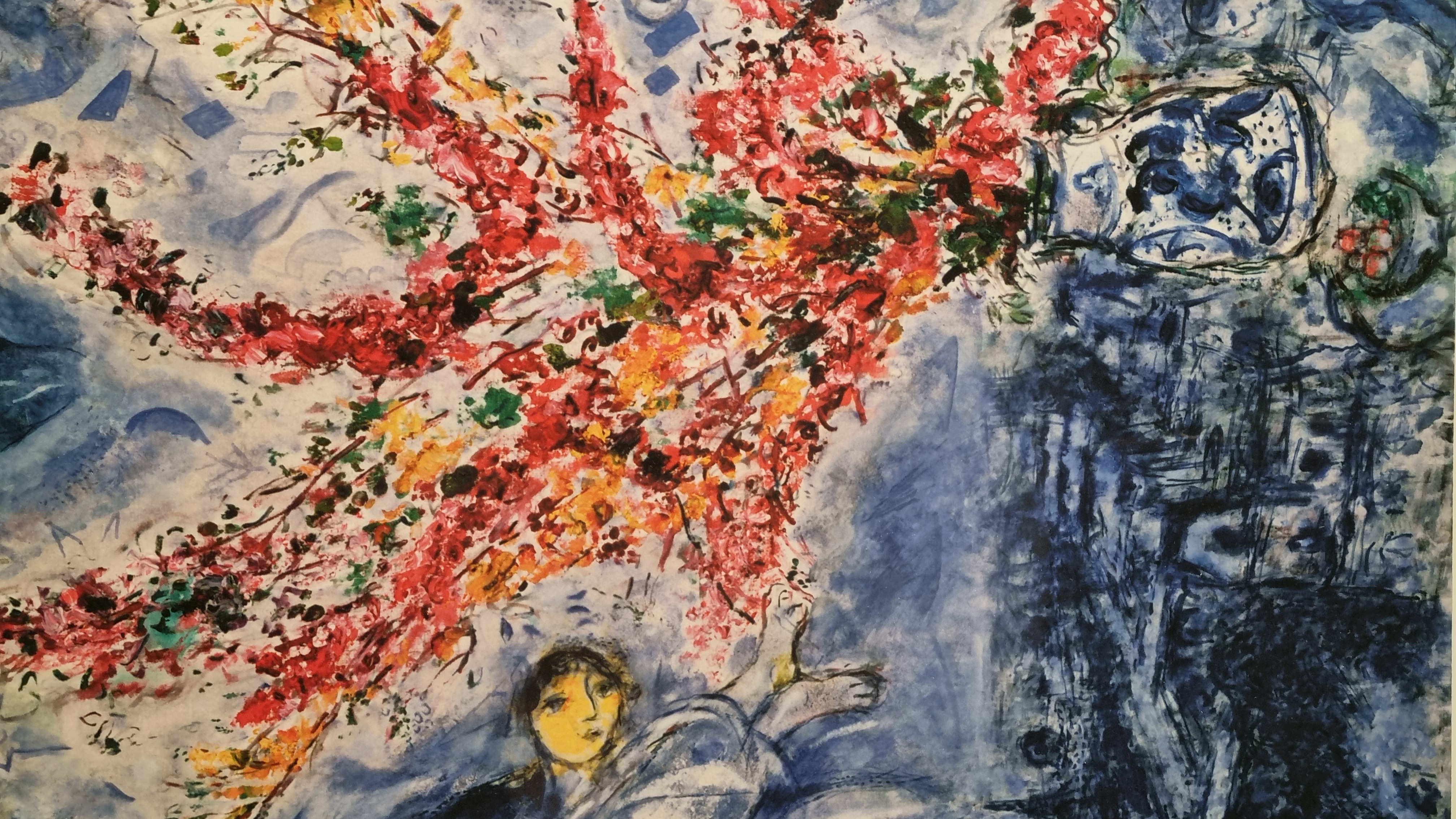 Marc Chagall Limited Edition ""Flowers Over Paris ""One of only 50 - Image 7 of 10
