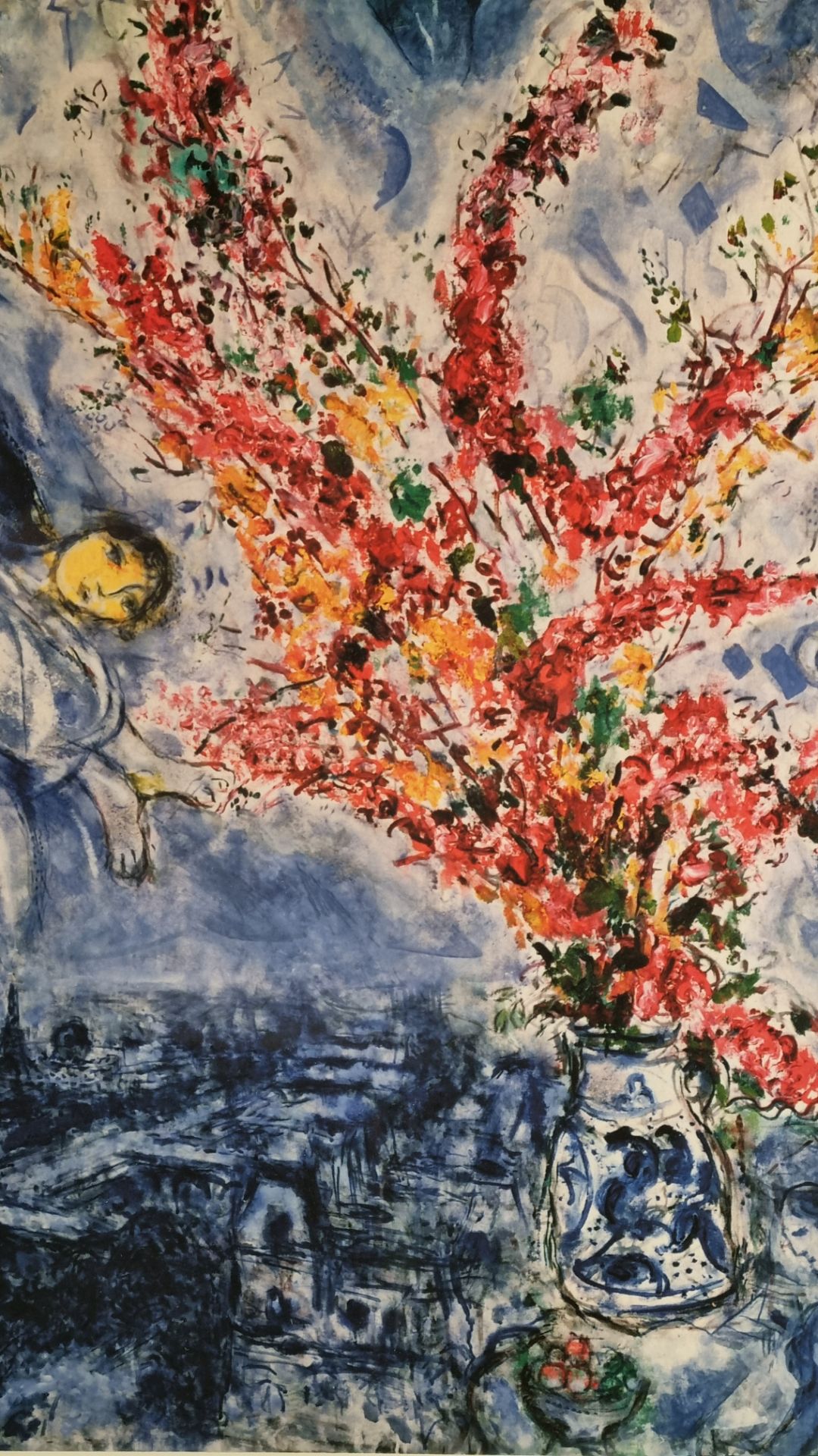 Marc Chagall Limited Edition ""Flowers Over Paris ""One of only 50 - Image 7 of 10