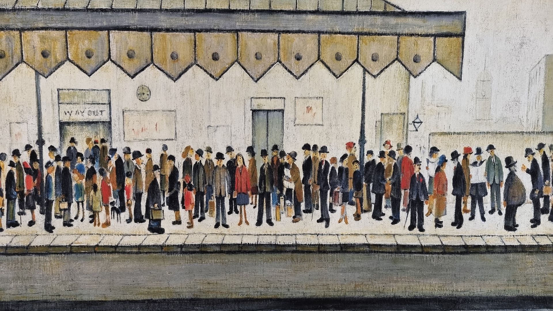 L.S. Lowry Limited Edition ""The Railway Platform"" One of only 95 Published. - Image 2 of 7