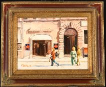 Original Oil on Canvas ""Roberta Di Camerino"" by F. Labatino