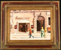 Original Oil on Canvas ""Roberta Di Camerino"" by F. Labatino