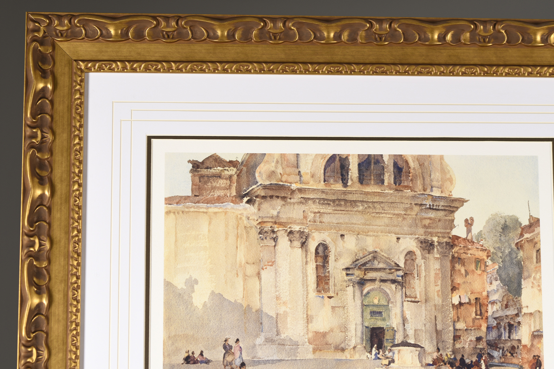 Sir Russell Flint Limited Edition "Campo San Trovaso, Venice" - Image 6 of 9