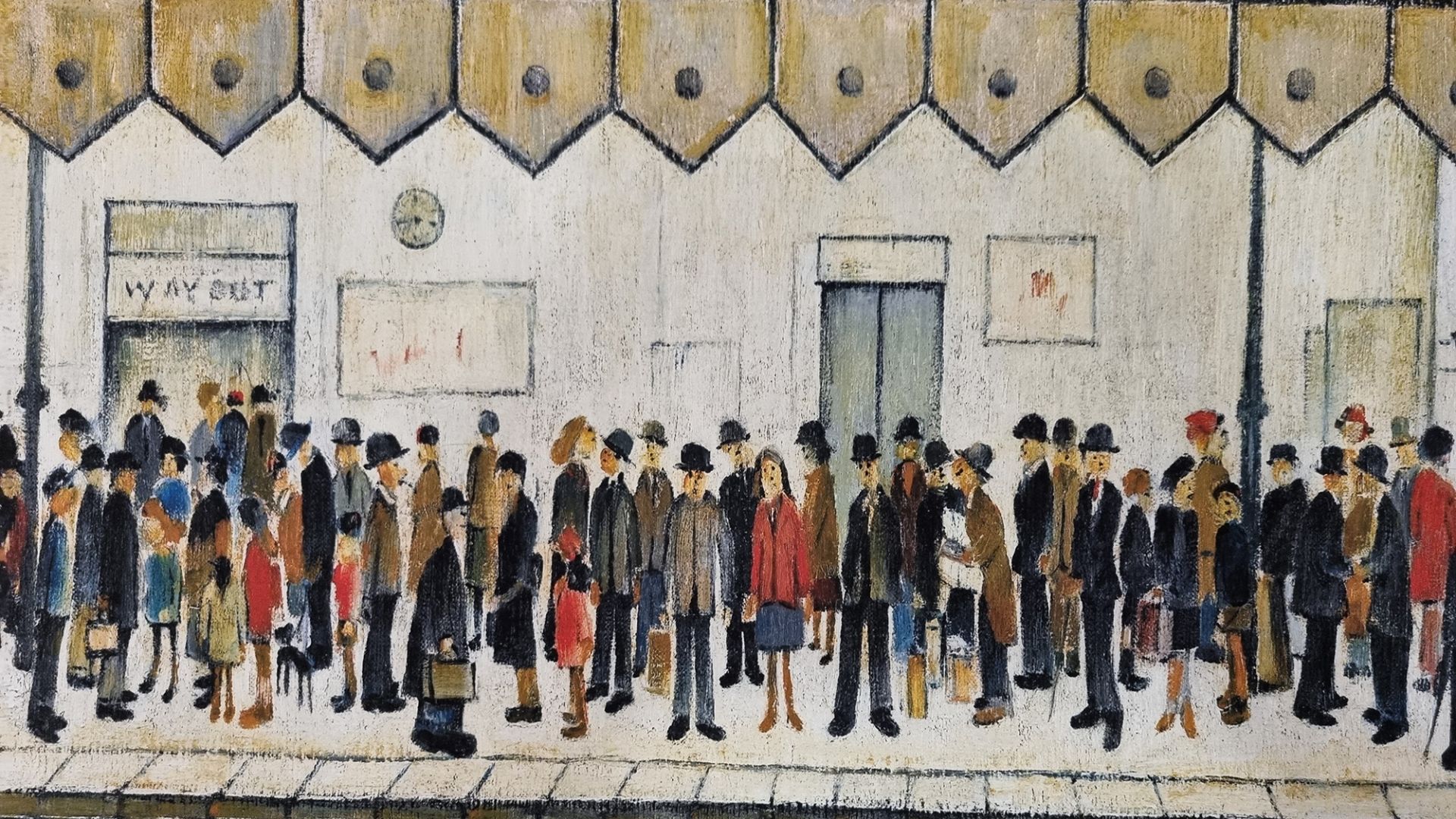 L.S. Lowry Limited Edition ""The Railway Platform"" One of only 95 Published. - Image 5 of 7
