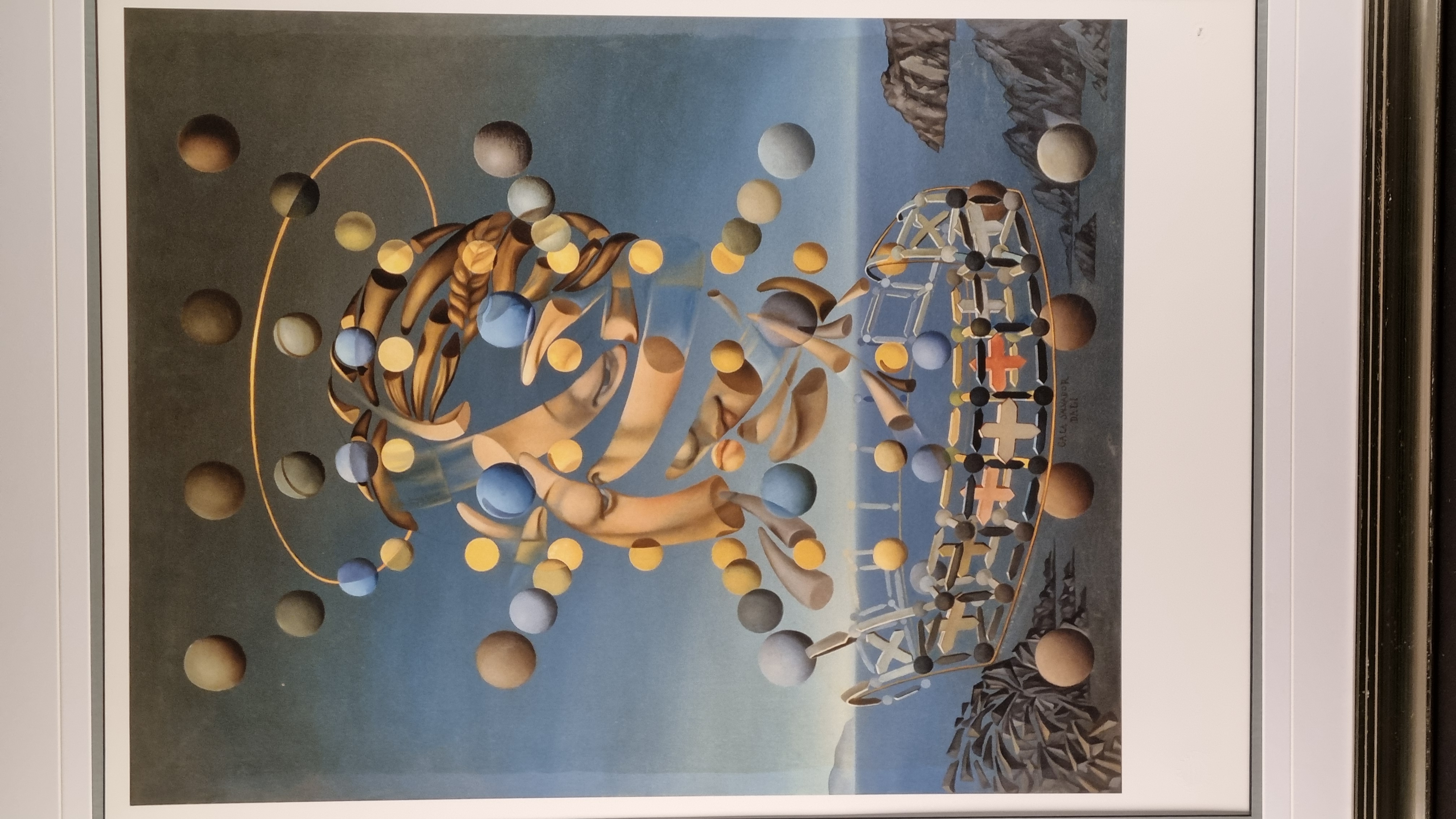 Salvador Dali "The Maximum Speed of Raphael's Madonna, 1954" - Image 3 of 6