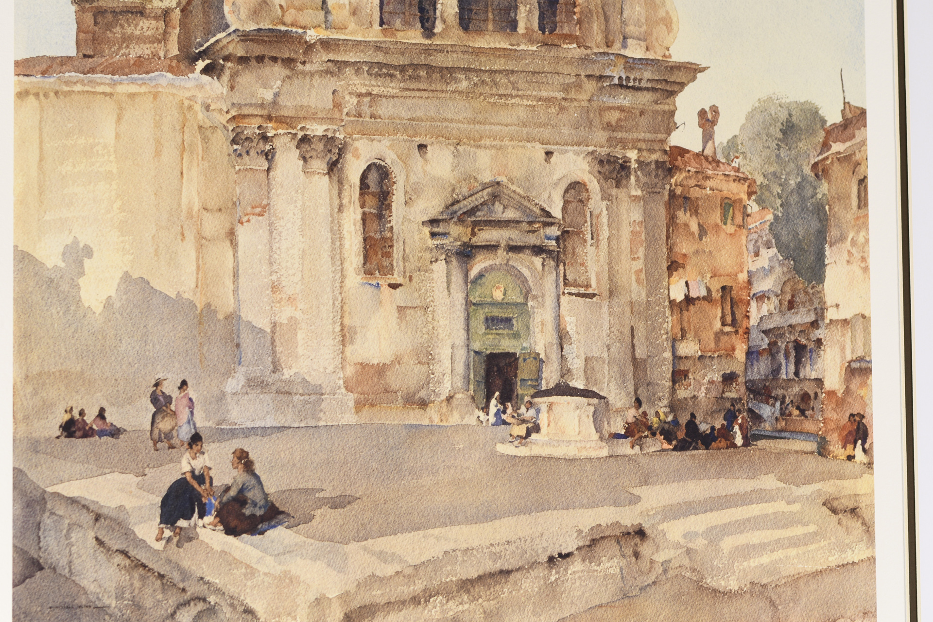 Sir Russell Flint Limited Edition "Campo San Trovaso, Venice" - Image 8 of 9