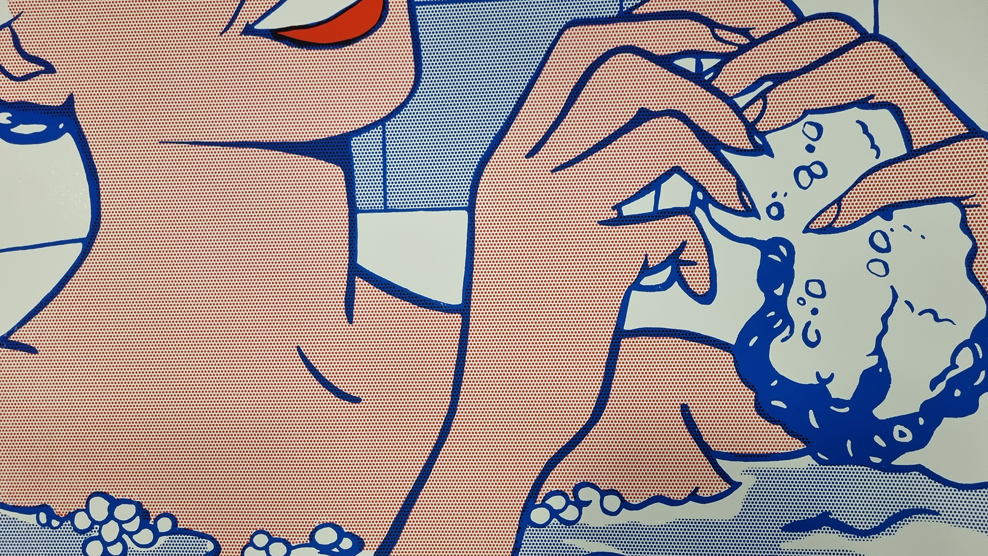 Roy Lichtenstein (1923-1997) Woman in bath Silkscreen in colour - Image 3 of 5