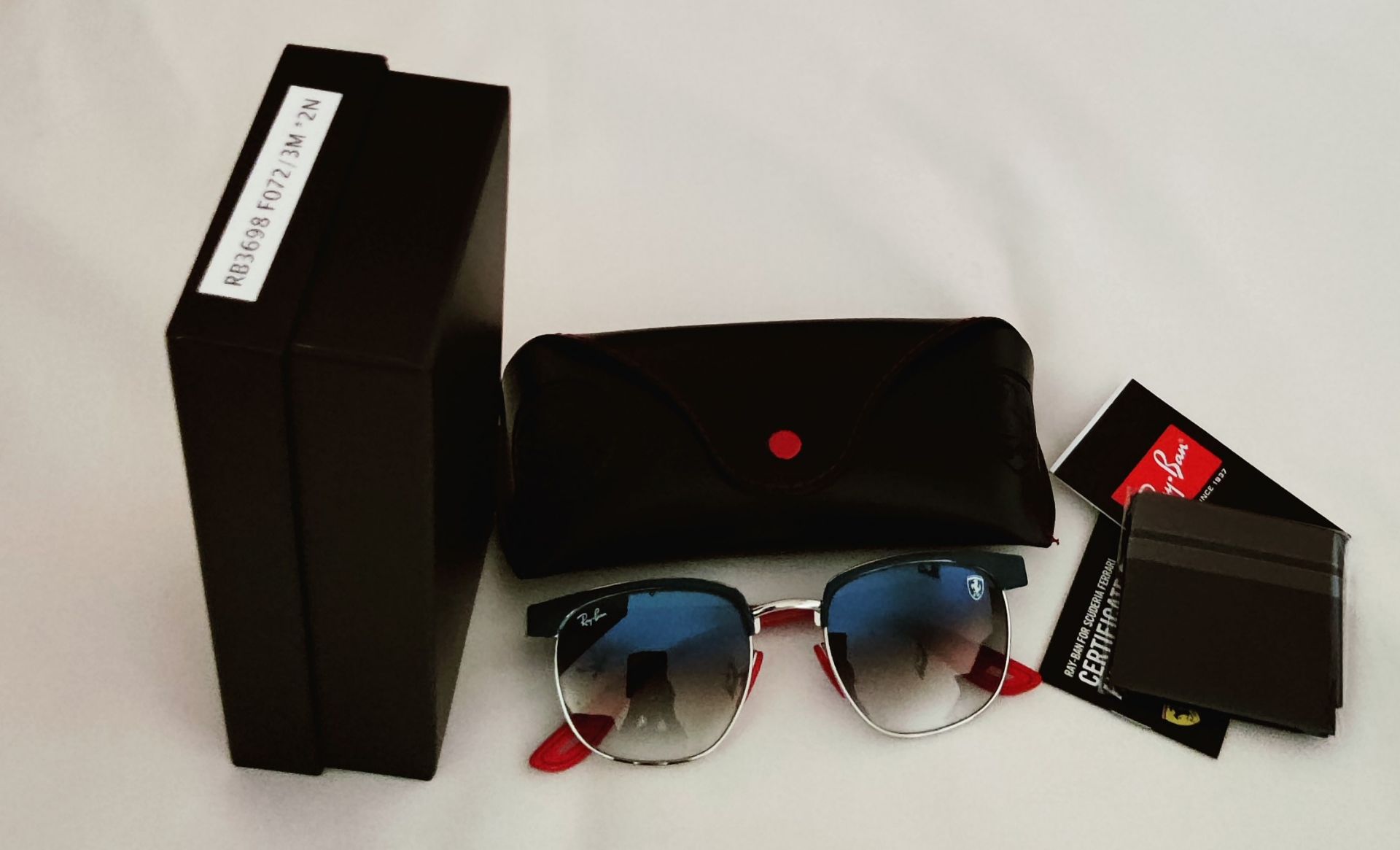 Ray Ban(Ferrari) Sunglasses ORB3698F 072/3M *2N - Image 4 of 4