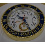 34 cm Golden Body Blue Bezal White Dial Clock