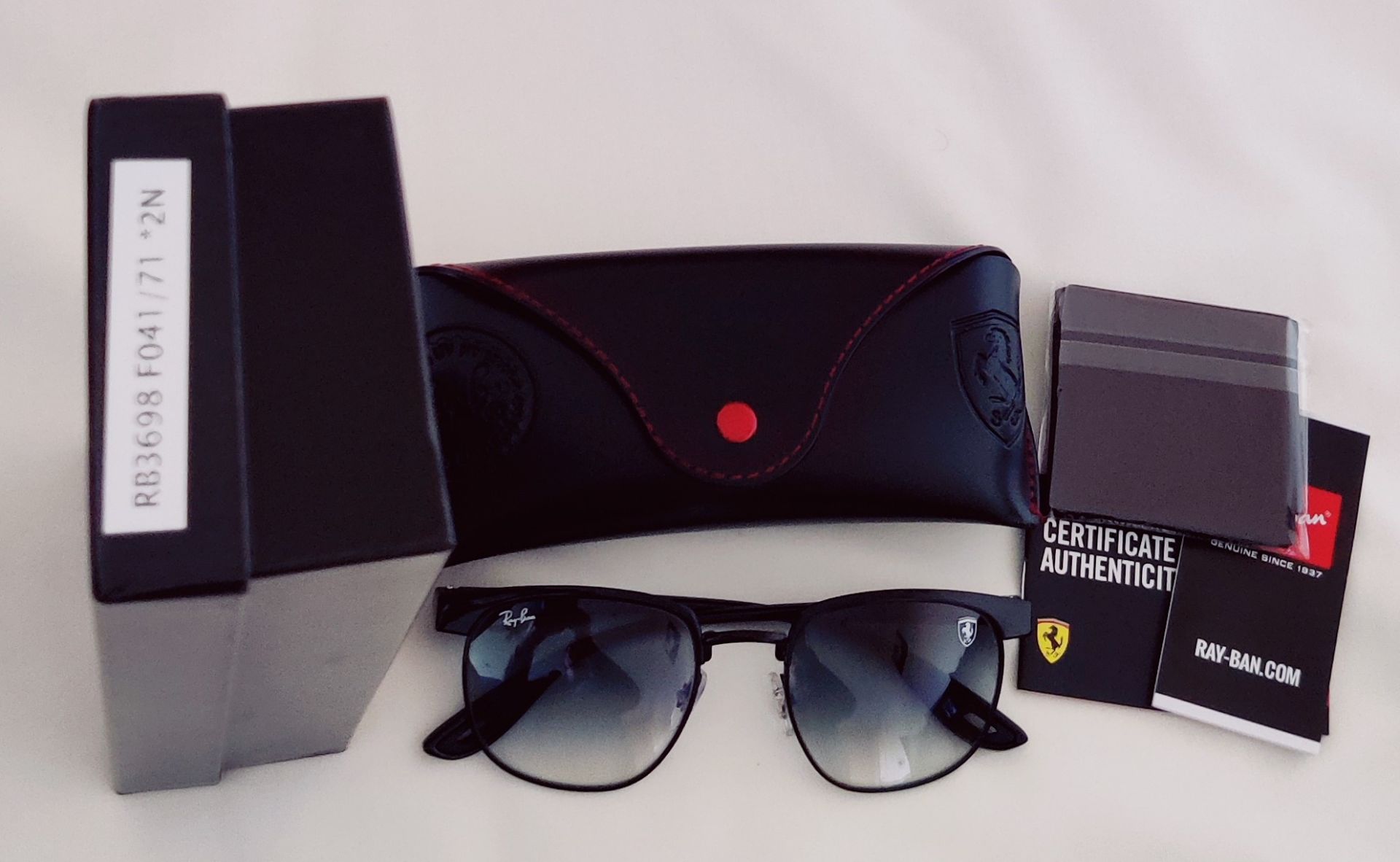 Ray Ban(Ferrari) Sunglasses ORB3698F 041/71 *2N - Image 4 of 4