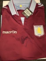 Aston Villa Gabriel Agbonlahor Signed Shirt