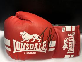 Tyson Fury Signed Boxing Glove