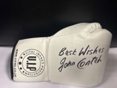 John Conteh Signed Boxing Glove