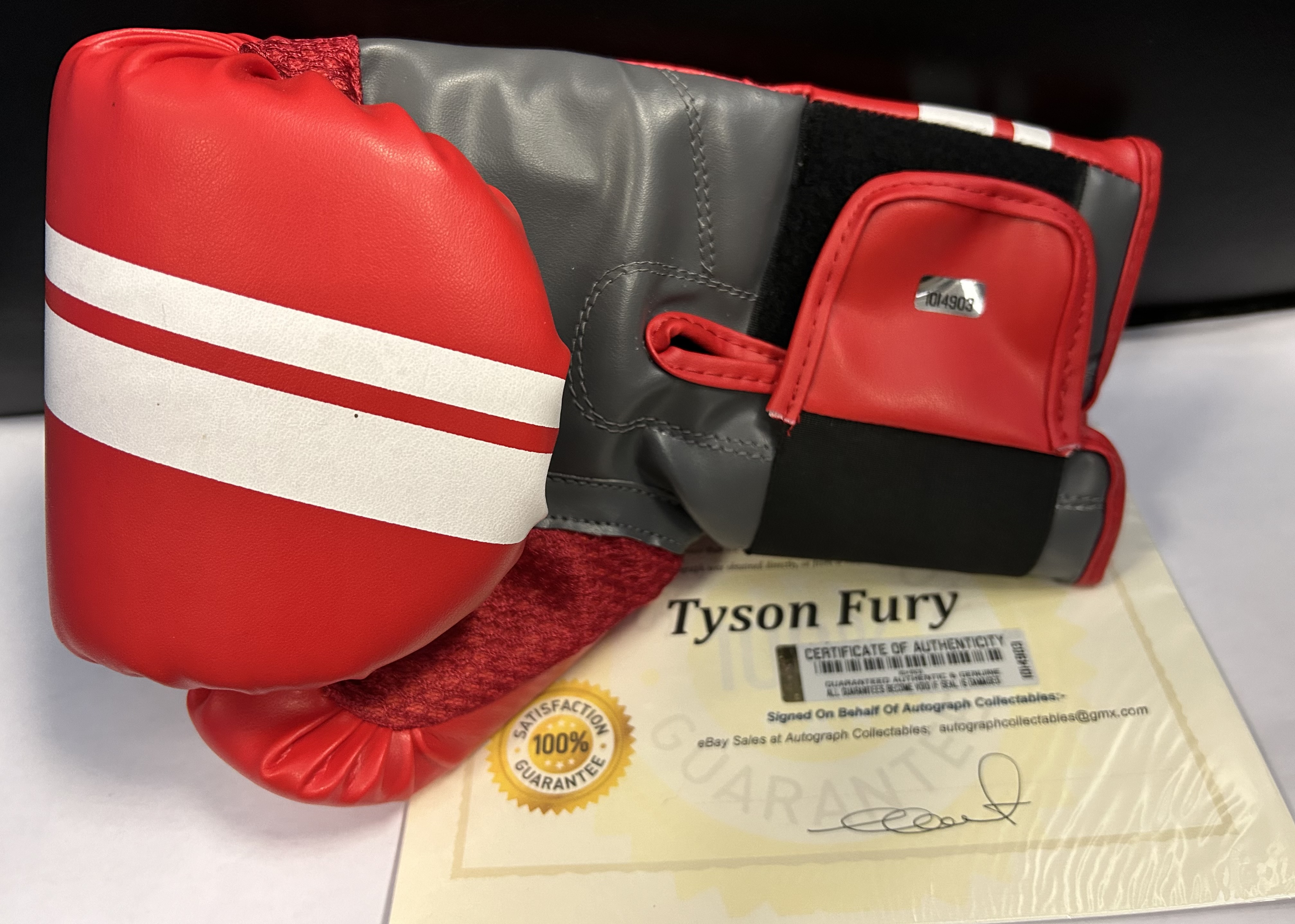 Tyson Fury Signed Boxing Glove - Image 2 of 2