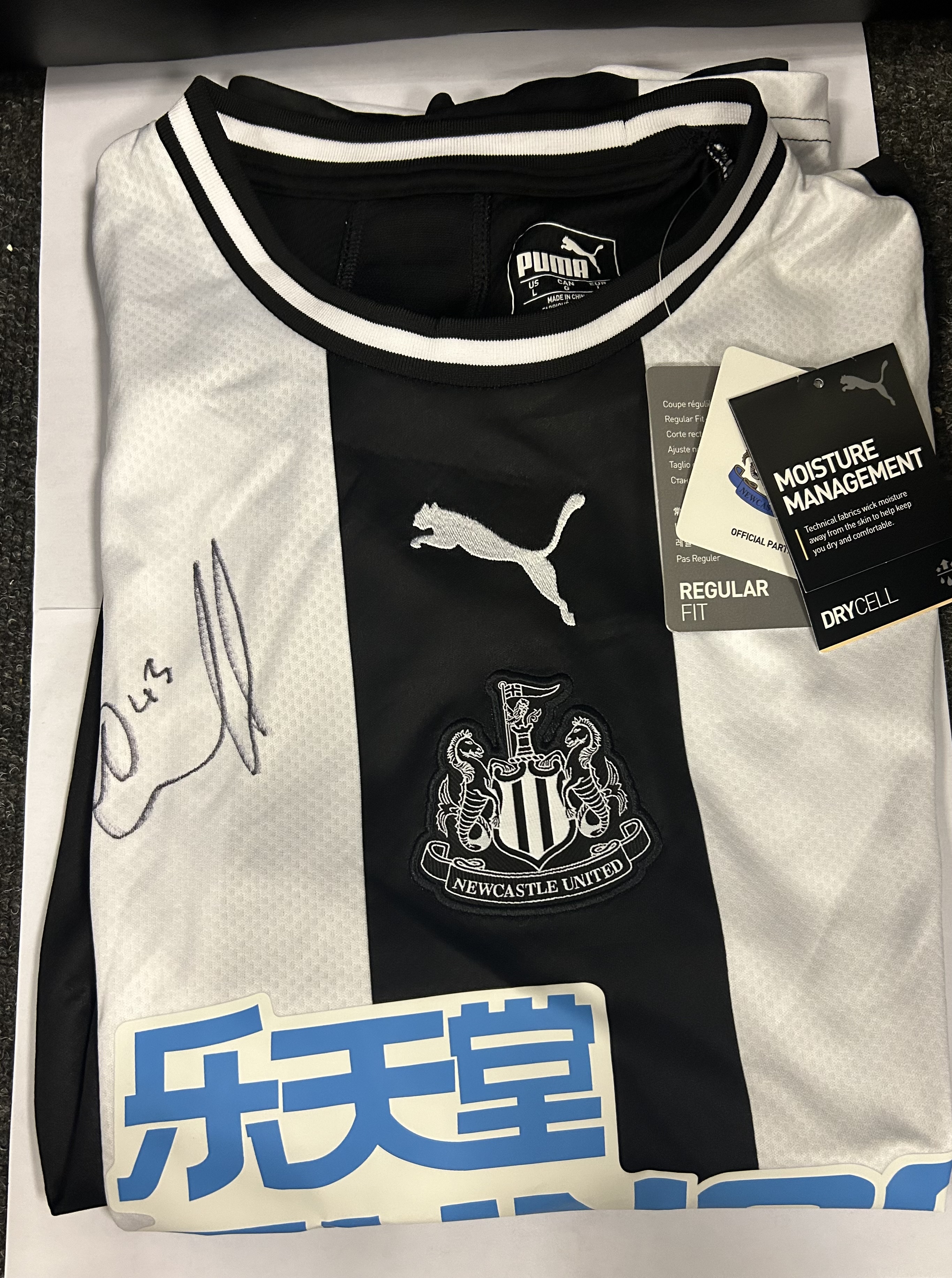 Newcastle United David Longstaff Signed Shirt - Image 2 of 3