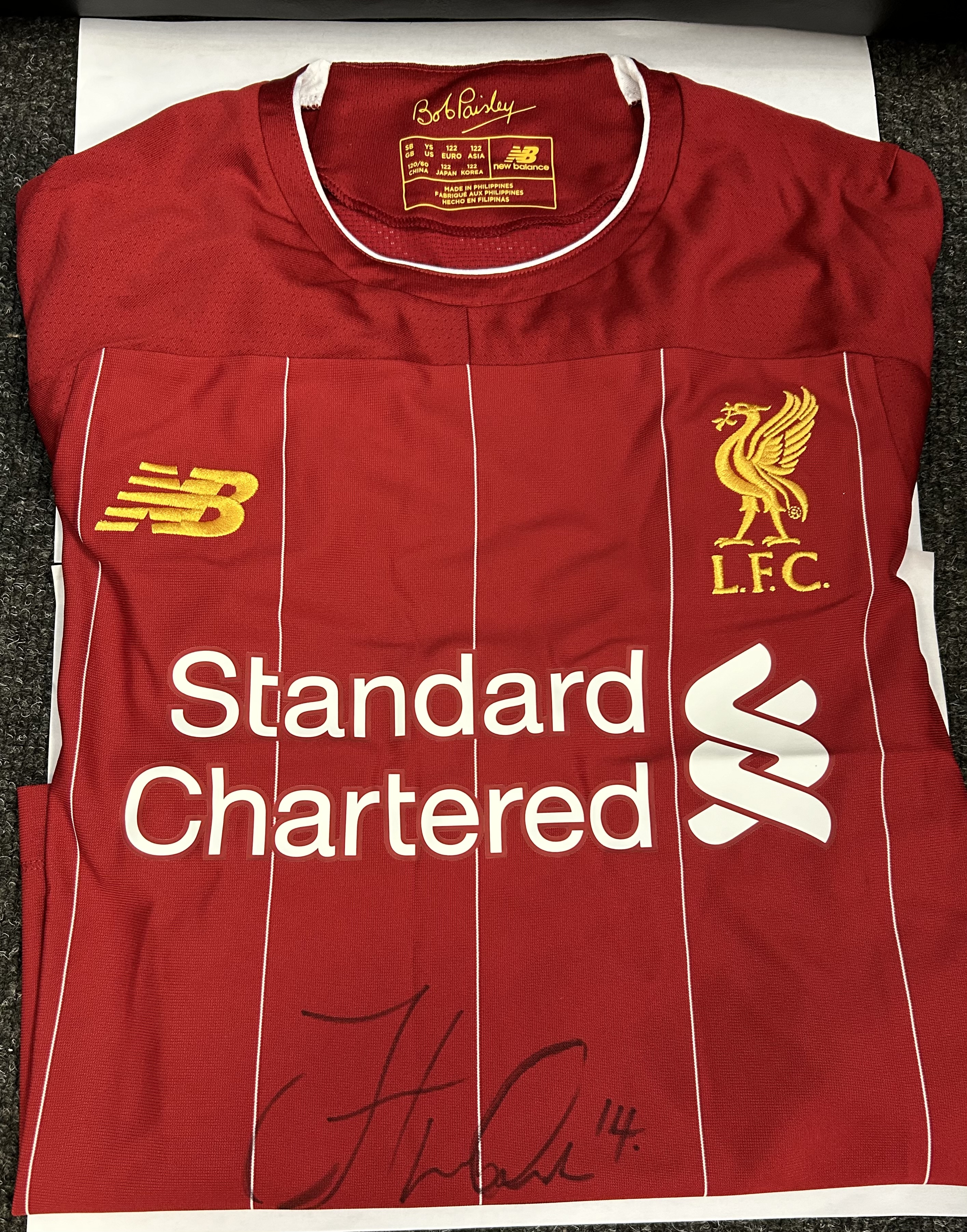 Liverpool Jordan Henderson Signed Shirt