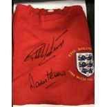 Sir Geoff Hurt & Martin Peters Signed Jumper