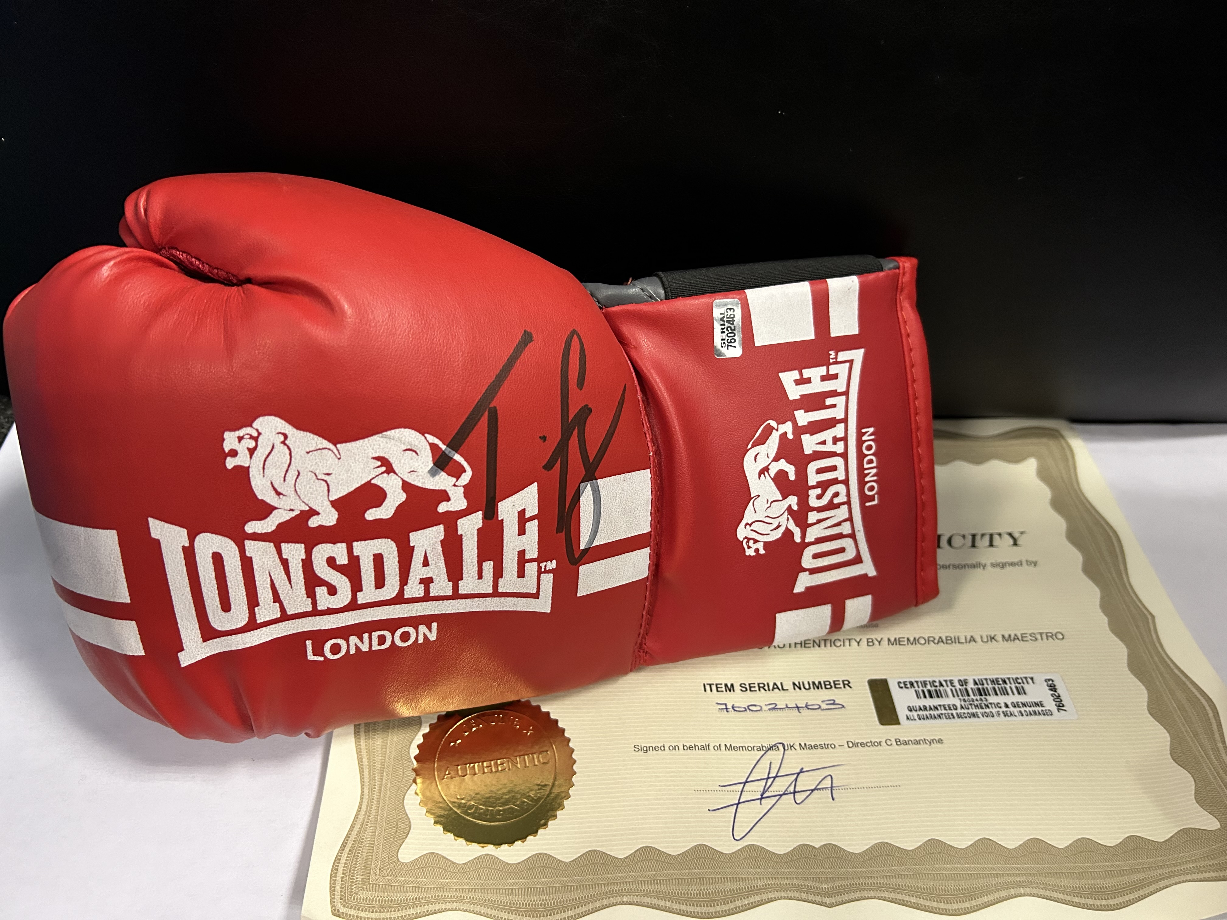 Tyson Fury Signed Boxing Glove - Image 3 of 3