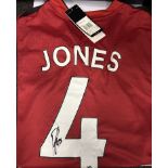 Manchester United Phil Jones Signed Shirt