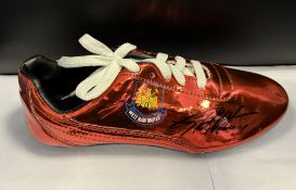 West Ham Geoff Hurst Signed Football Boot