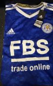 Jonny Evan ms Leicester Signed Football Shirt