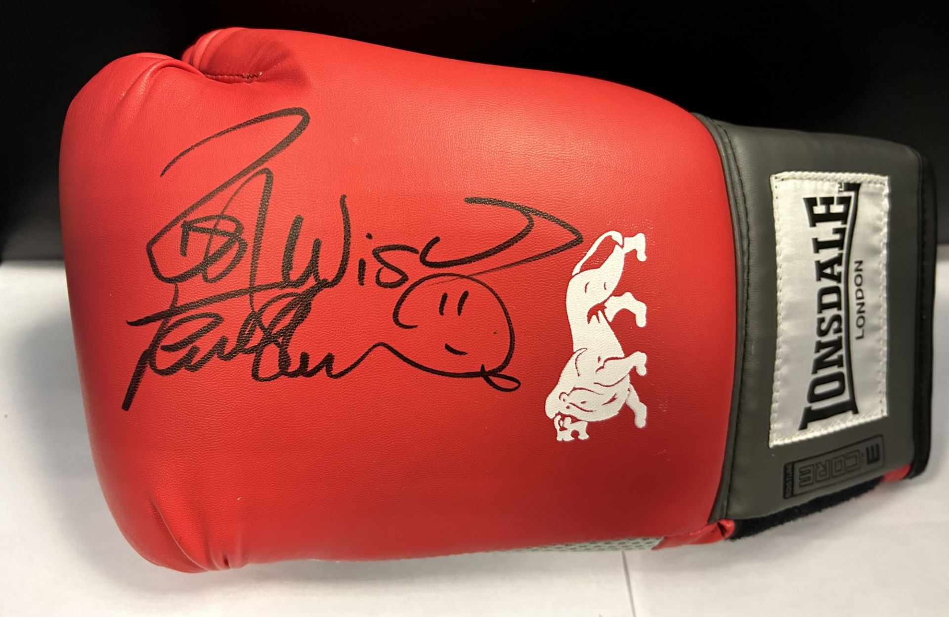 Frank Bruno Signed Boxing Glove