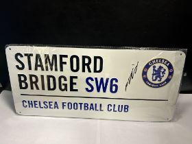 Chelsea John Terry Signed Street Sign