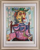 Pablo Picasso "Seated Portrait of Dora Maar, 1939" Certified Limited Edition.