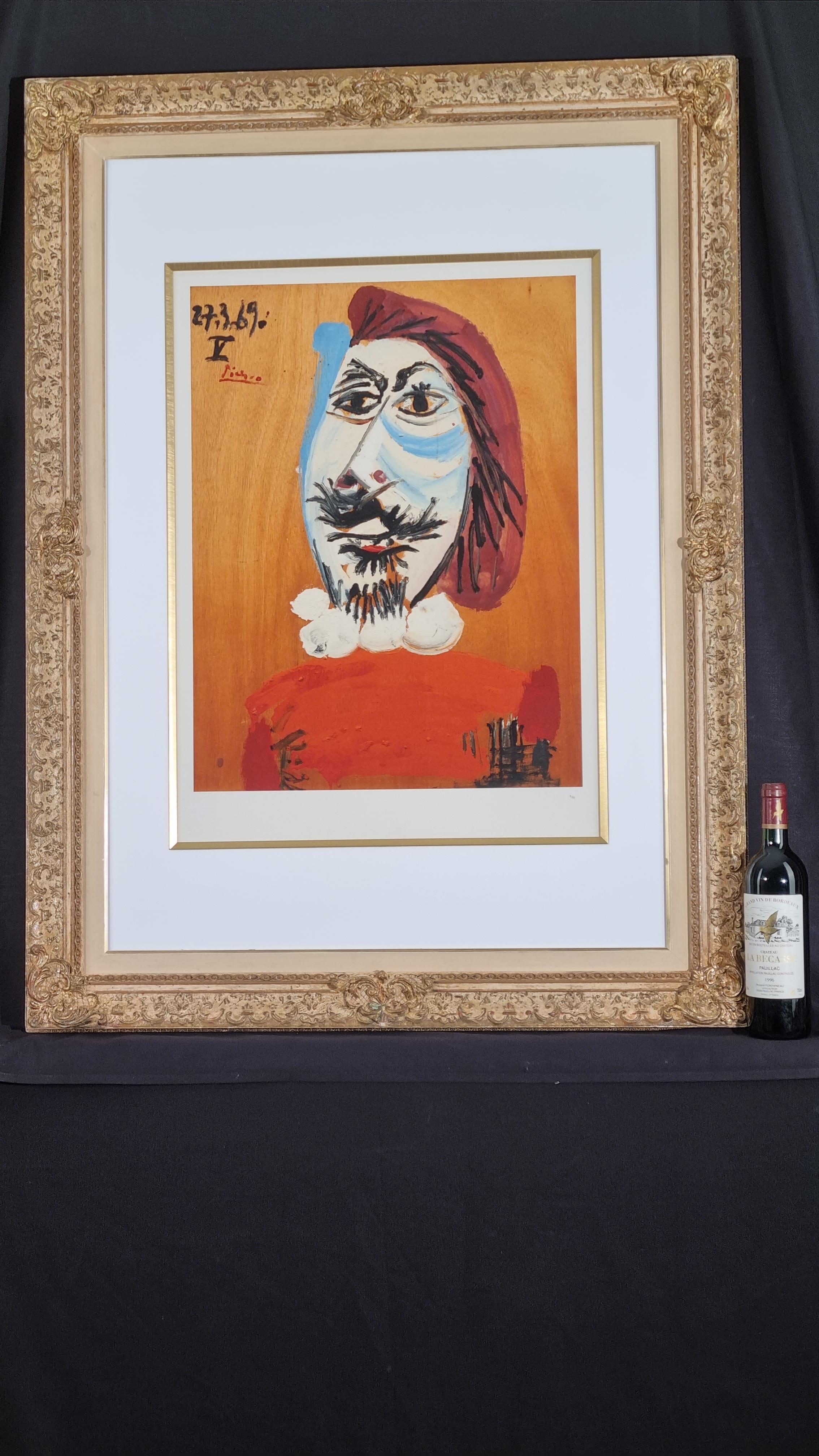 Pablo Picasso ‚'Man's Head; Tete D'Homme, 1969‚Äù Rare Limited Edition - Image 2 of 9