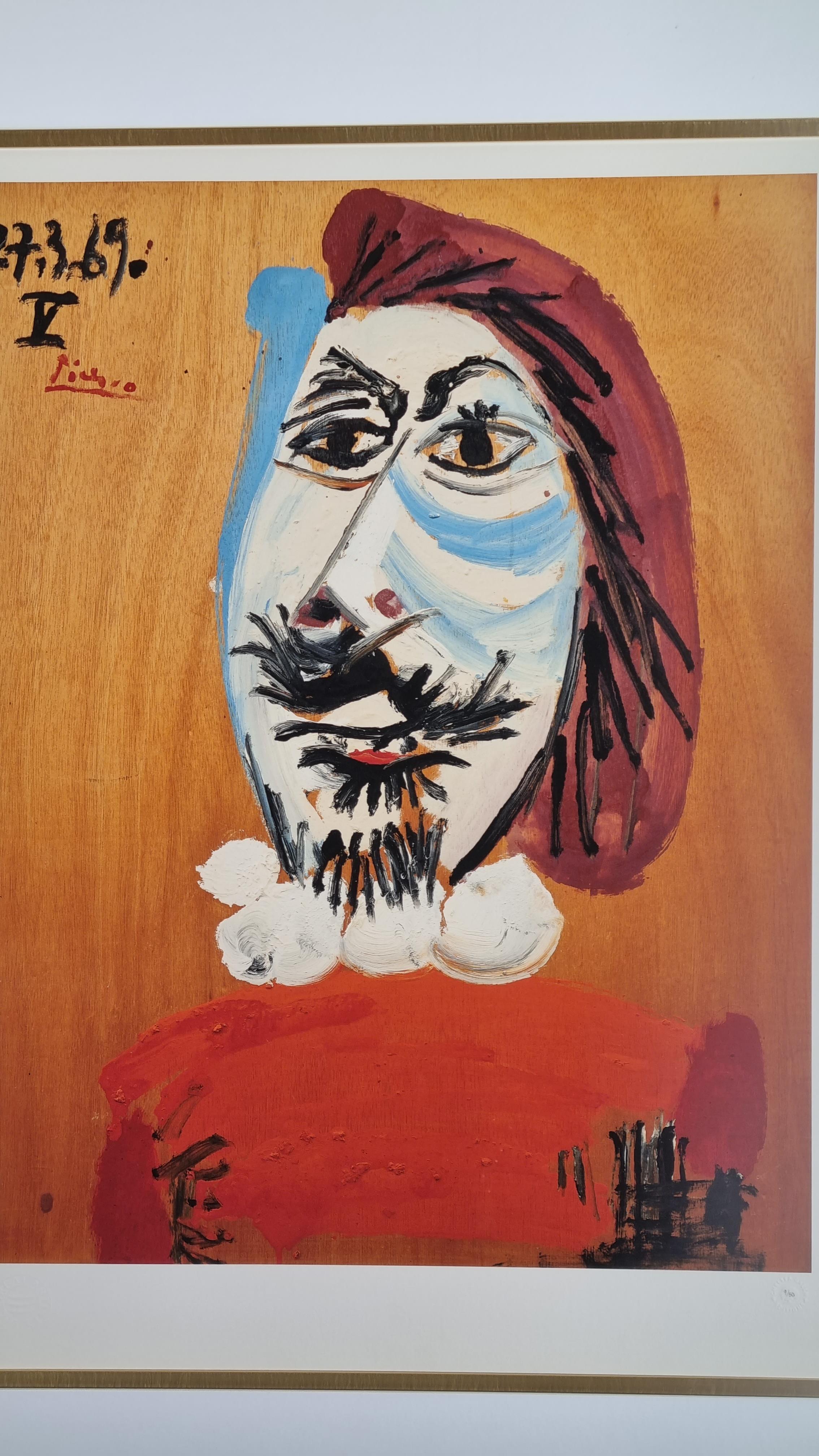 Pablo Picasso ‚'Man's Head; Tete D'Homme, 1969‚Äù Rare Limited Edition - Image 4 of 9