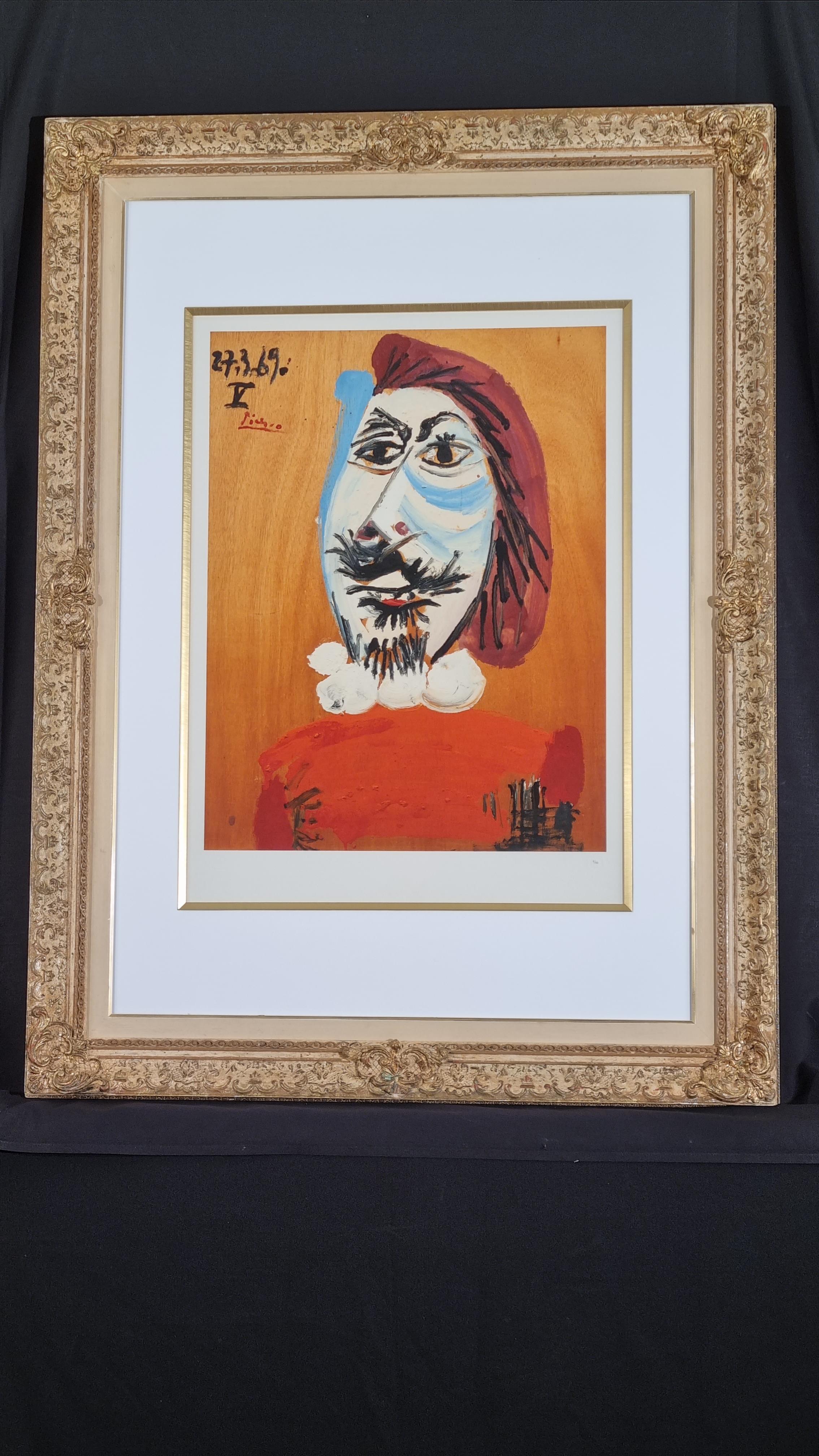 Pablo Picasso ‚'Man's Head; Tete D'Homme, 1969‚Äù Rare Limited Edition