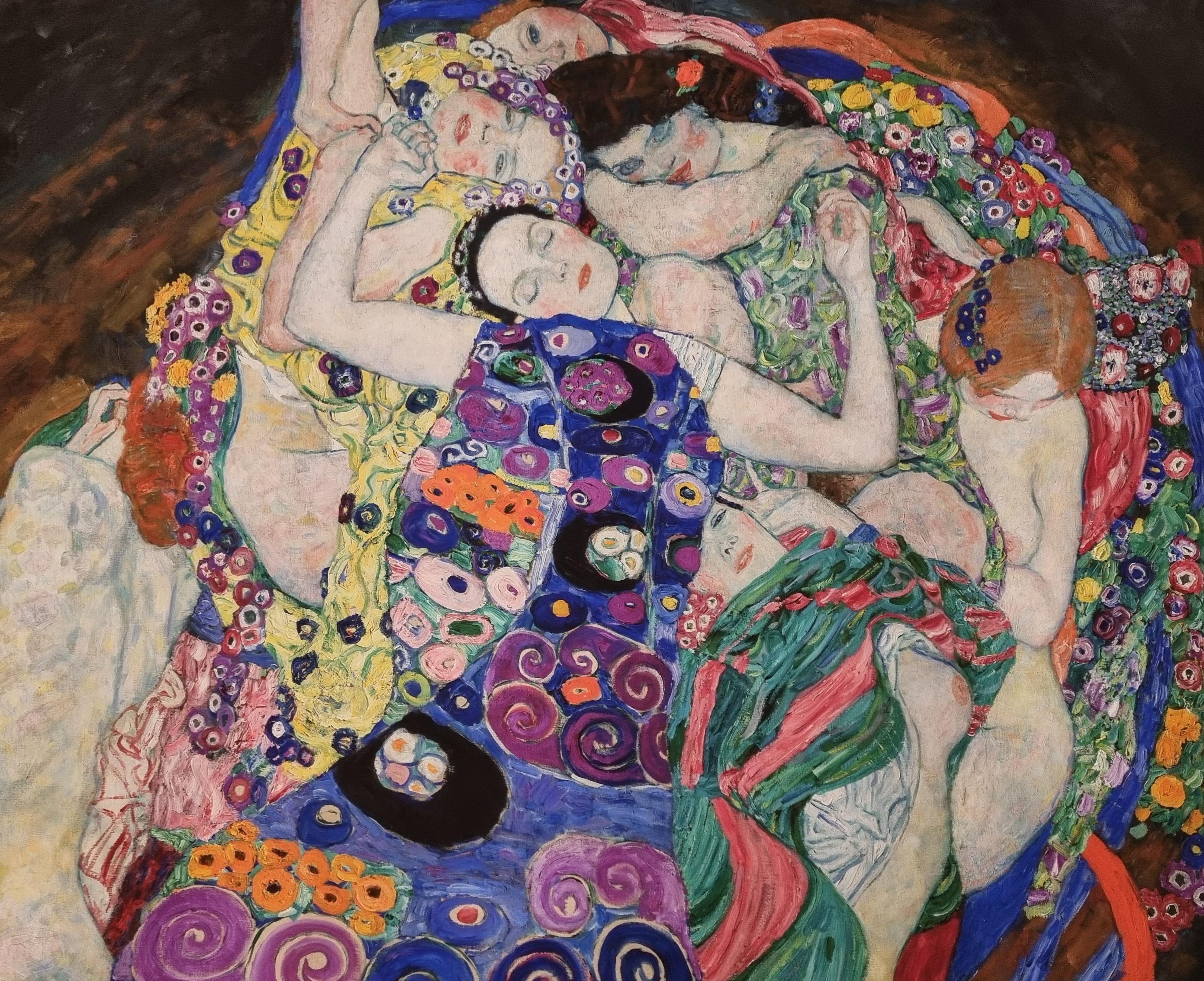 Gustav Klimt Limited Edition ""The Maiden"" (5ft x 5ft) - Bild 2 aus 5