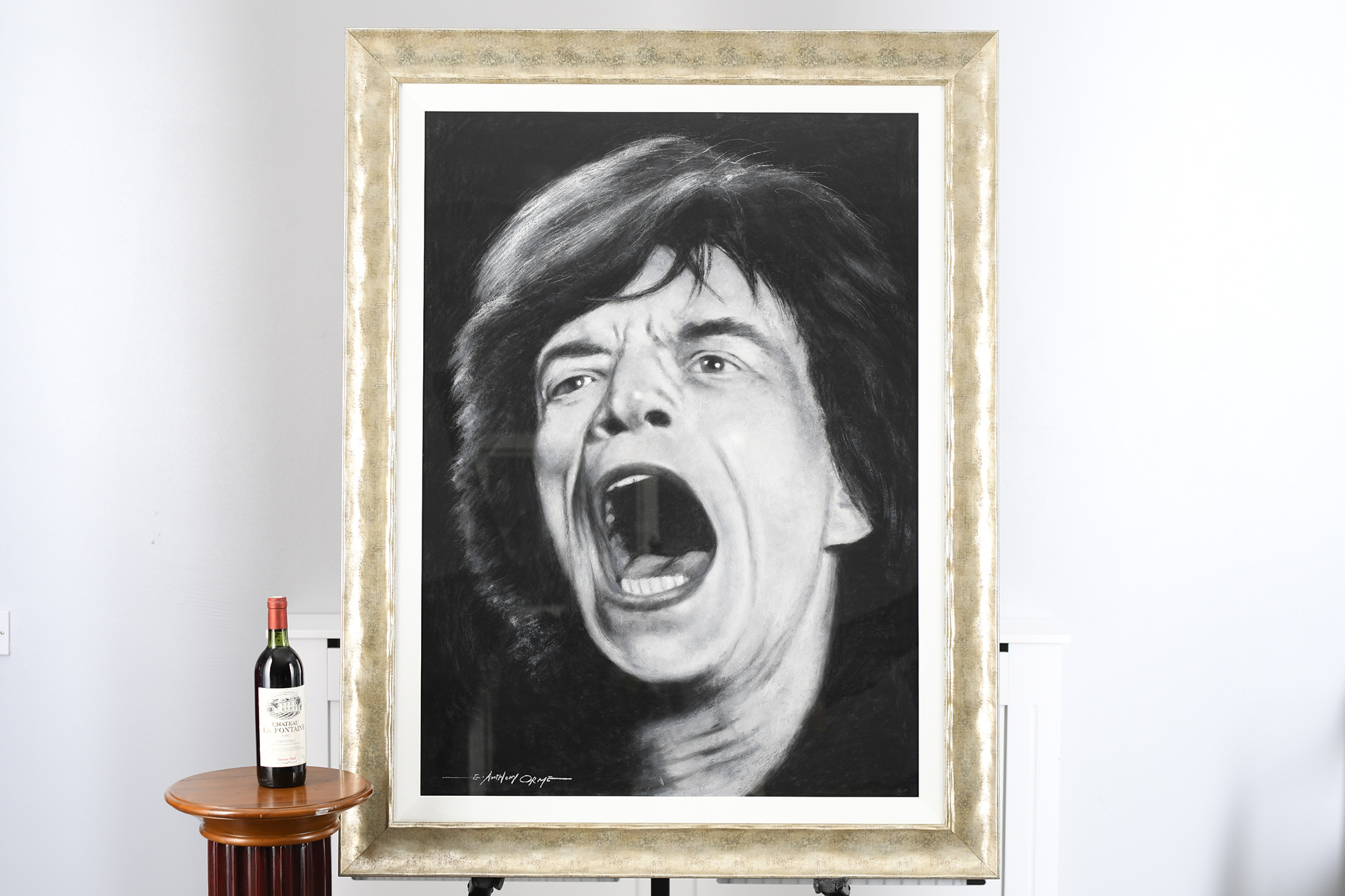 Anthony Orme Original Painting of Mick Jagger - Image 2 of 4