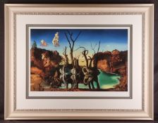 Salvador Dali "Swans Reflecting Elephants, 1937" Limited Edition