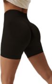 24 x Women's High Waisted Gym Shorts, RRP Approx £309