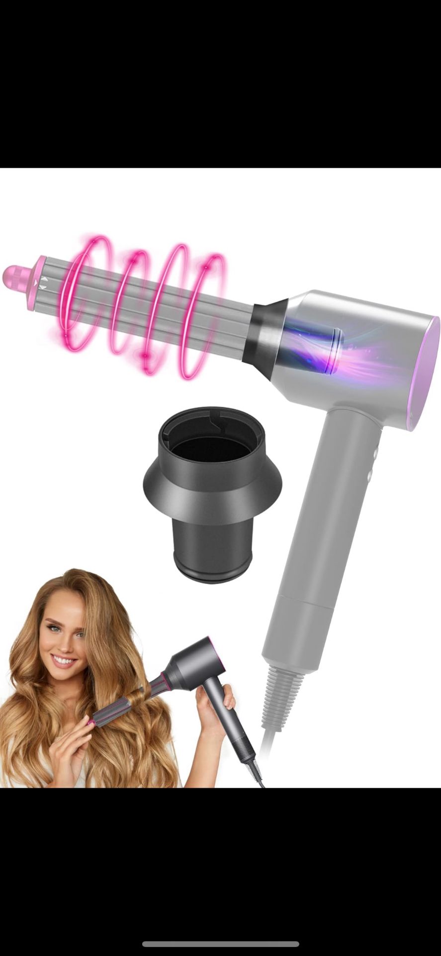 15 x Multifunctional 2in1 Hairdryer Accessory, Compatible with Dyson Supersonic