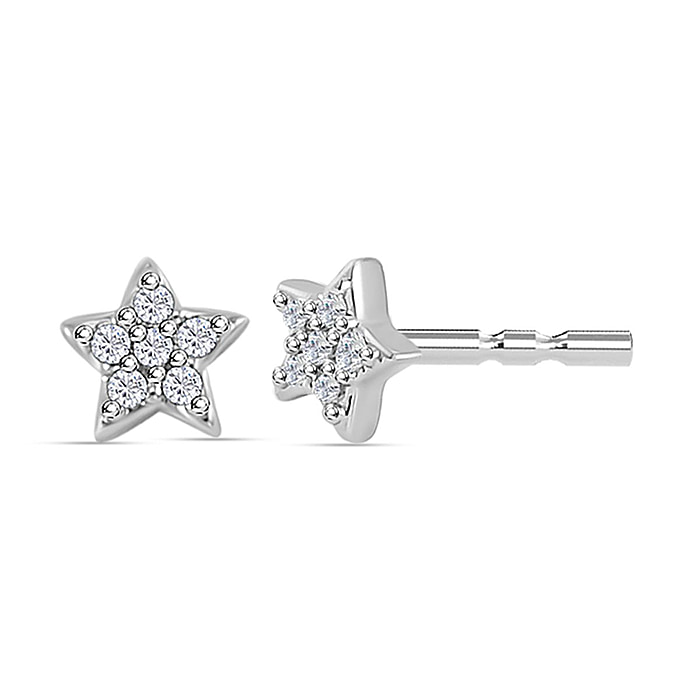 New! Set of 3 - Simulated Diamond Pinset Earrings - Image 7 of 8