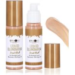 20 x Etmore Liquid Illuminator Highlighter With Argan Oil- Sunset Blush