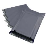 10 x Pack of 100 Grey Mailing Bags - 45 x 55cm